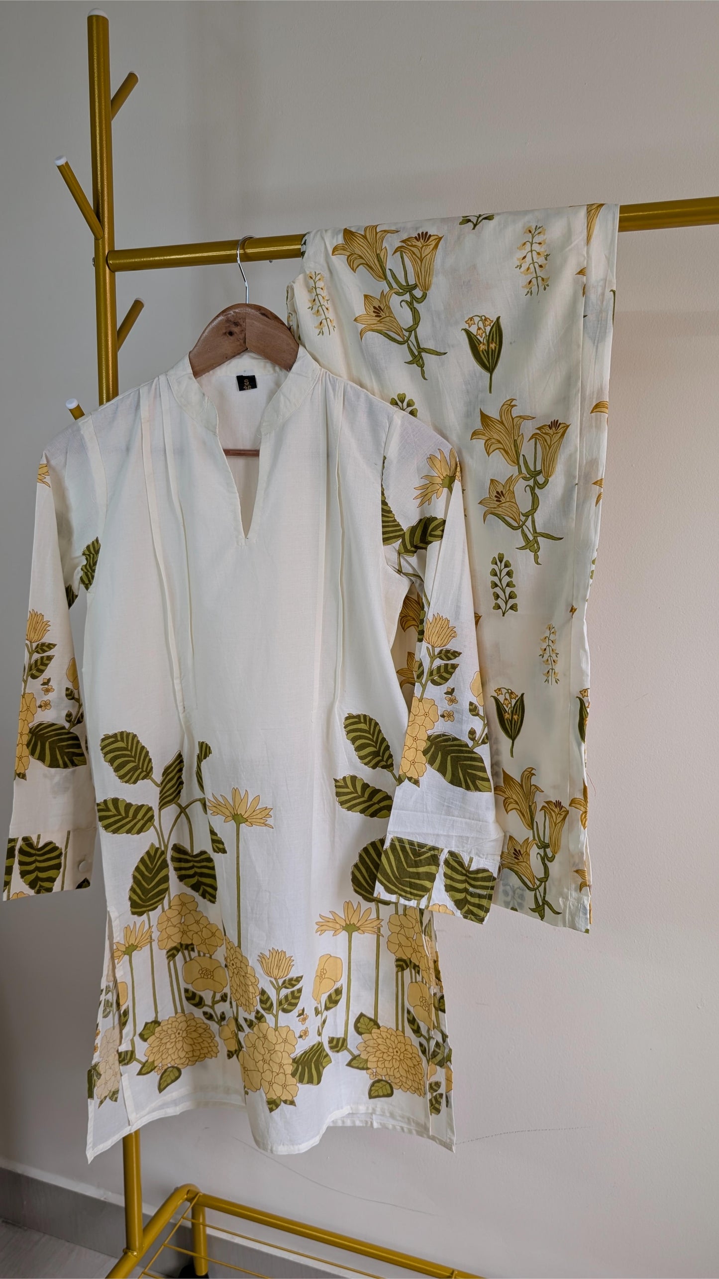 Stylish Printed Cotton Co-ord Set for Women | Comfortable & Chic Everyday Wear (AC00051)